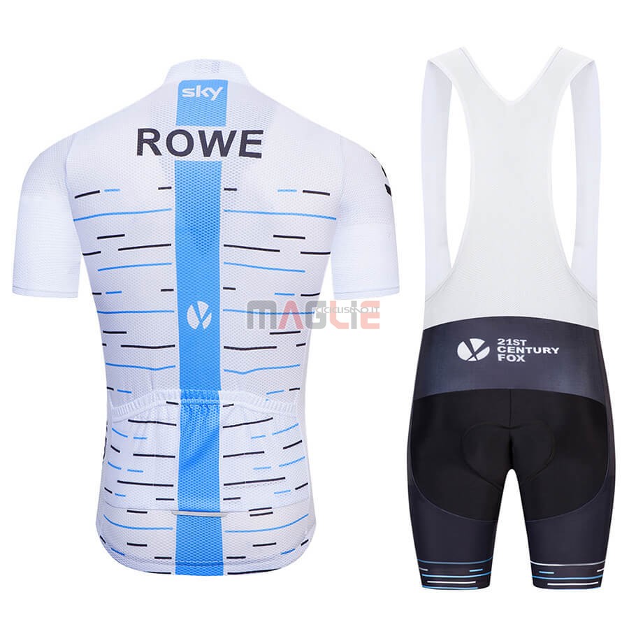 Maglia Sky Manica Corta 2018 Bianco Blu